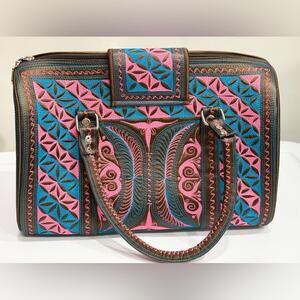NEW XL BANDA BAG “THE WEEKENDER” TOTE BAG CARRY-ON TRAVELER ~ BEAUTIFUL
